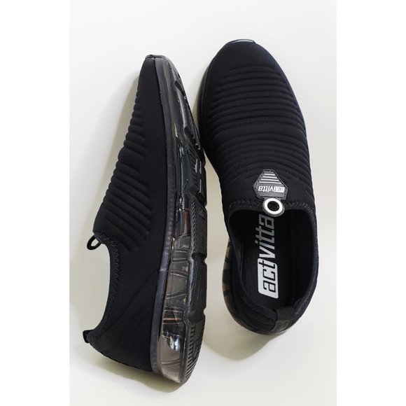 Activitta comfortable cushioned active casual black shoes - size AU10 - US10 - - Picture 2 of 7